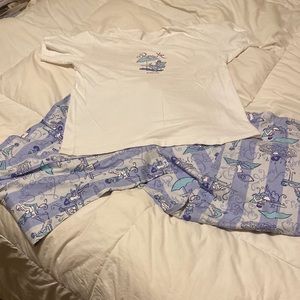 Creative Apparrel Concepts Toast & Jammies 2pc.set, Size Large, 100% Cotton